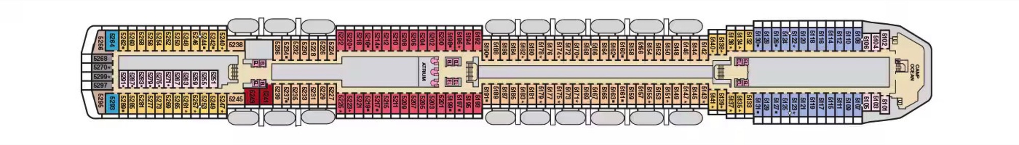 Deck 5 - Upper plan